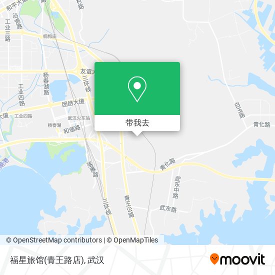 福星旅馆(青王路店)地图
