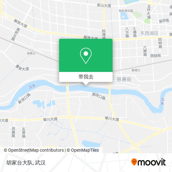 胡家台大队地图