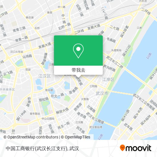 中国工商银行(武汉长江支行)地图