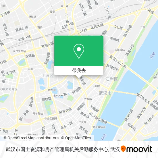 武汉市国土资源和房产管理局机关后勤服务中心地图