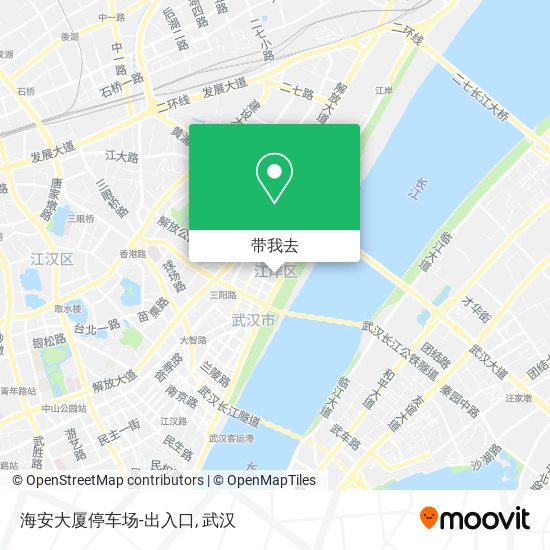 海安大厦停车场-出入口地图