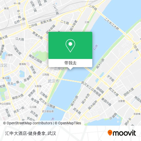 汇申大酒店-健身桑拿地图