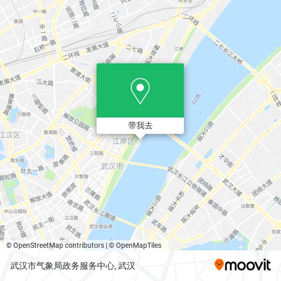 武汉市气象局政务服务中心地图