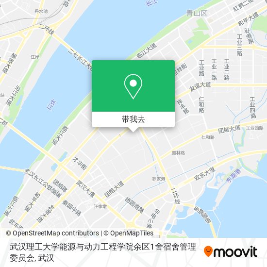 武汉理工大学能源与动力工程学院余区1舍宿舍管理委员会地图