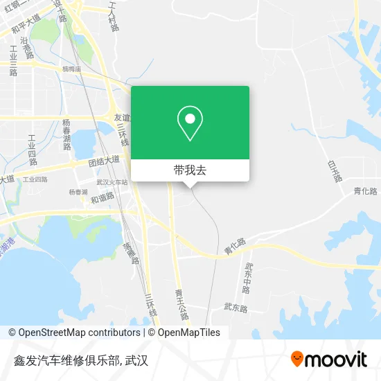 鑫发汽车维修俱乐部地图