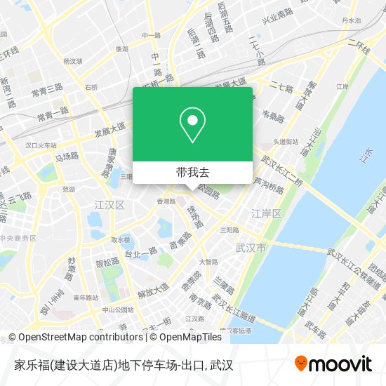 家乐福(建设大道店)地下停车场-出口地图