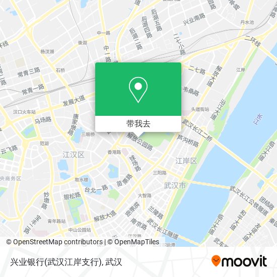兴业银行(武汉江岸支行)地图