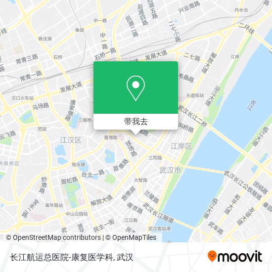 长江航运总医院-康复医学科地图