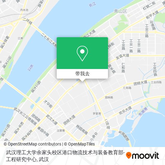 武汉理工大学余家头校区港口物流技术与装备教育部-工程研究中心地图