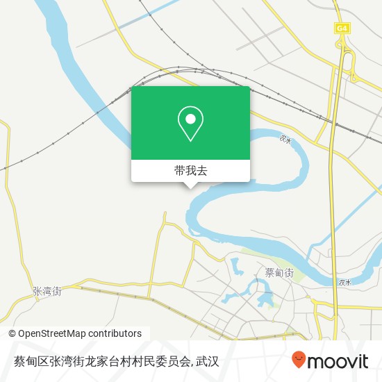 蔡甸区张湾街龙家台村村民委员会地图