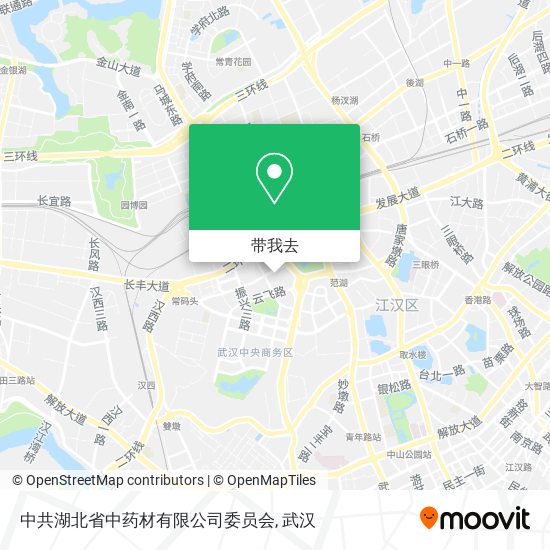 中共湖北省中药材有限公司委员会地图