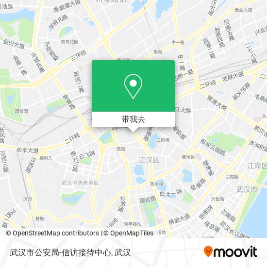 武汉市公安局-信访接待中心地图