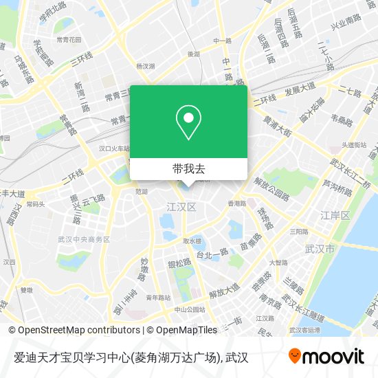 爱迪天才宝贝学习中心(菱角湖万达广场)地图