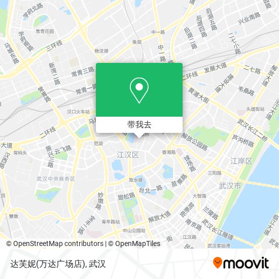 达芙妮(万达广场店)地图