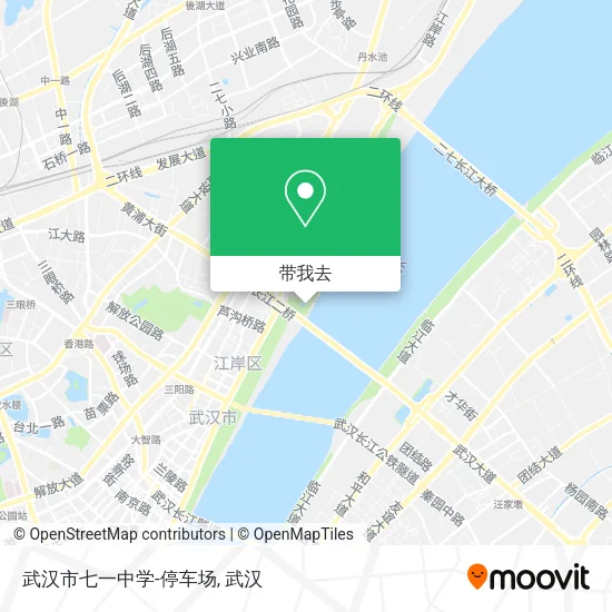 武汉市七一中学-停车场地图