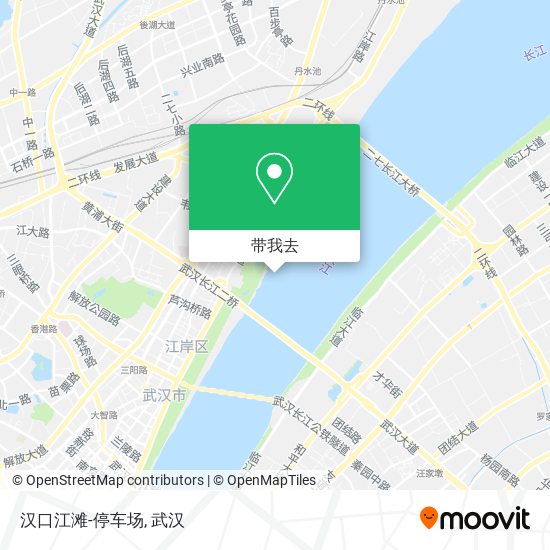 汉口江滩-停车场地图