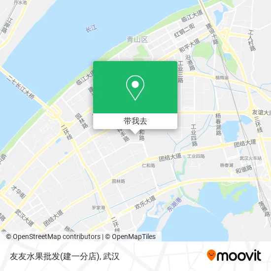友友水果批发(建一分店)地图