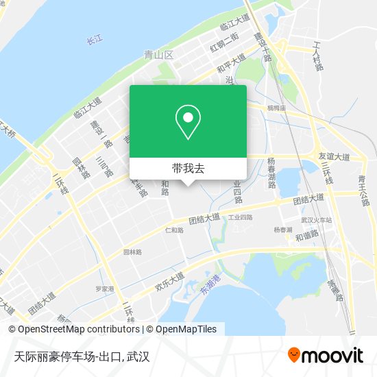天际丽豪停车场-出口地图