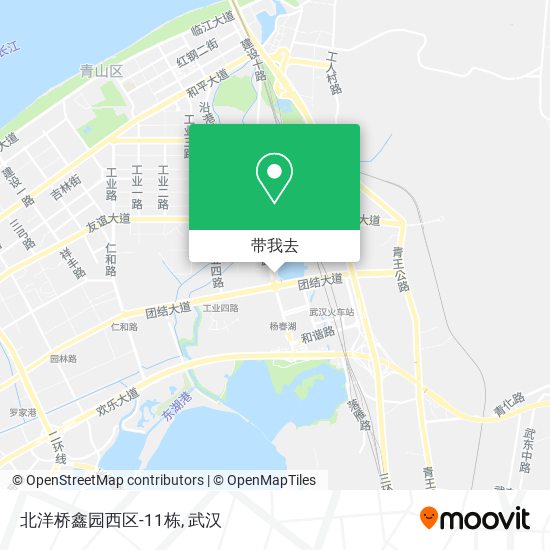 北洋桥鑫园西区-11栋地图