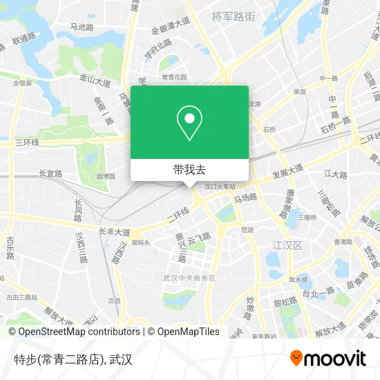 特步(常青二路店)地图