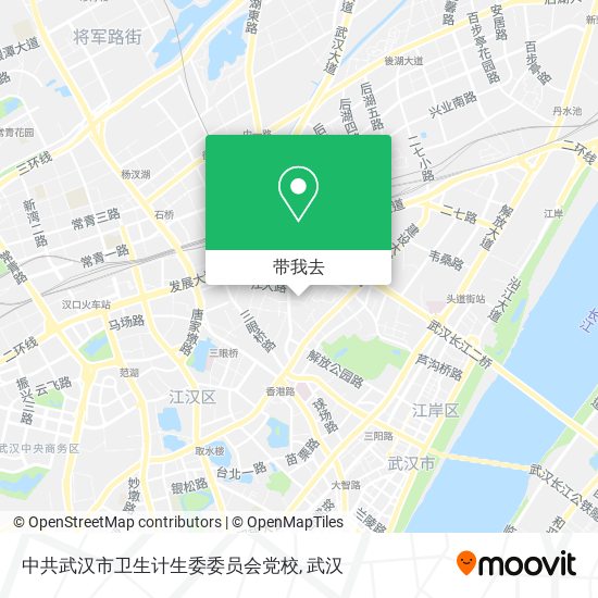 中共武汉市卫生计生委委员会党校地图