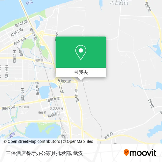 三保酒店餐厅办公家具批发部地图