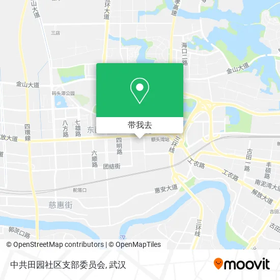 中共田园社区支部委员会地图