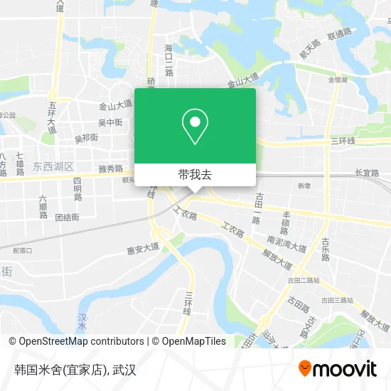 韩国米舍(宜家店)地图