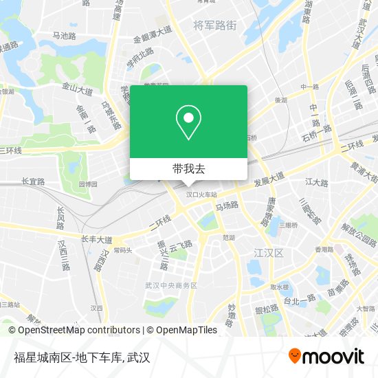 福星城南区-地下车库地图