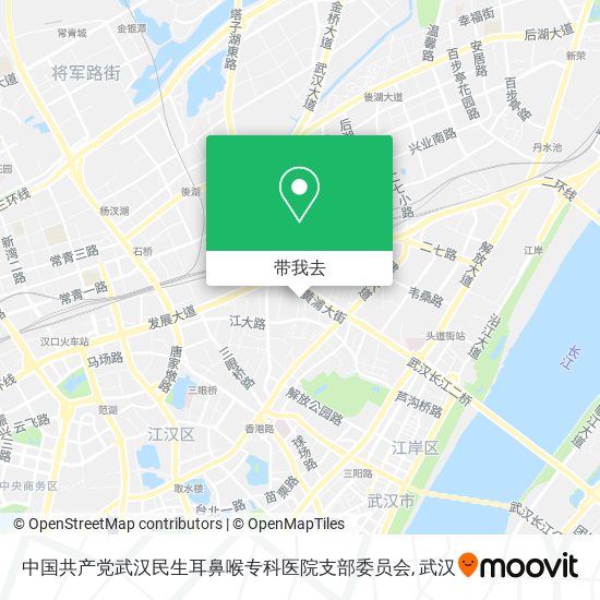 中国共产党武汉民生耳鼻喉专科医院支部委员会地图