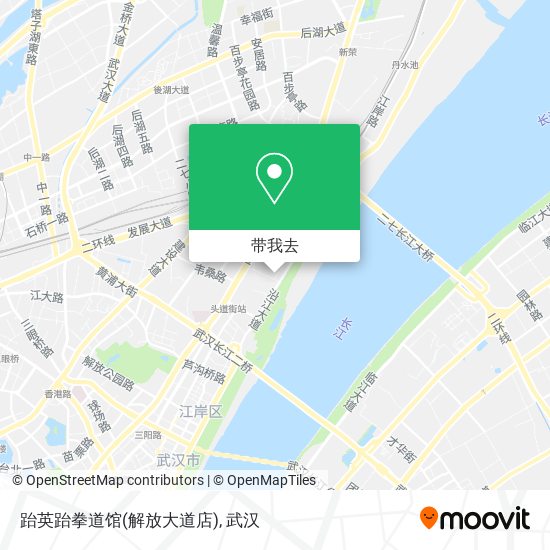 跆英跆拳道馆(解放大道店)地图