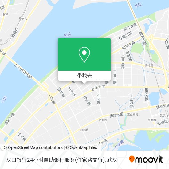 汉口银行24小时自助银行服务(任家路支行)地图