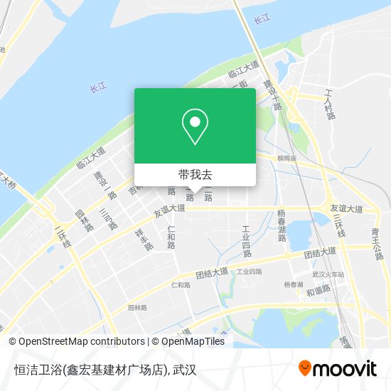 恒洁卫浴(鑫宏基建材广场店)地图