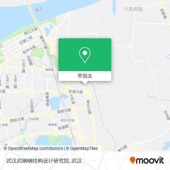 武汉武钢钢结构设计研究院地图