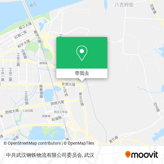 中共武汉钢铁物流有限公司委员会地图