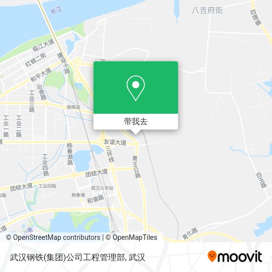 武汉钢铁(集团)公司工程管理部地图