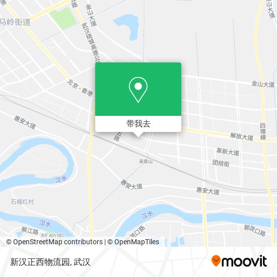 新汉正西物流园地图