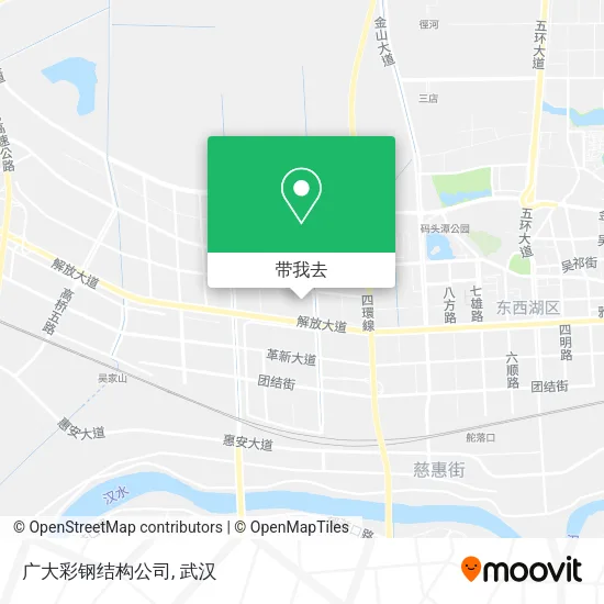 广大彩钢结构公司地图
