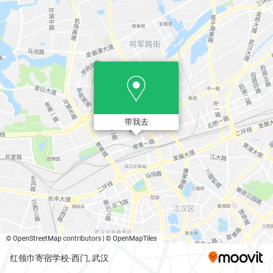 红领巾寄宿学校-西门地图