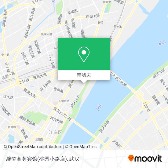 馨梦商务宾馆(桃园小路店)地图