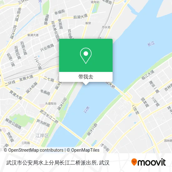 武汉市公安局水上分局长江二桥派出所地图