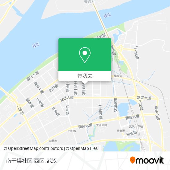 南干渠社区-西区地图