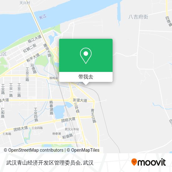 武汉青山经济开发区管理委员会地图