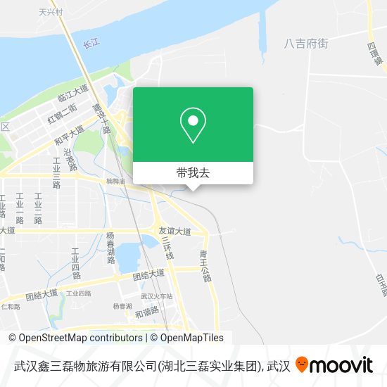 武汉鑫三磊物旅游有限公司(湖北三磊实业集团)地图