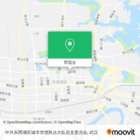中共东西湖区城市管理执法大队总支委员会地图