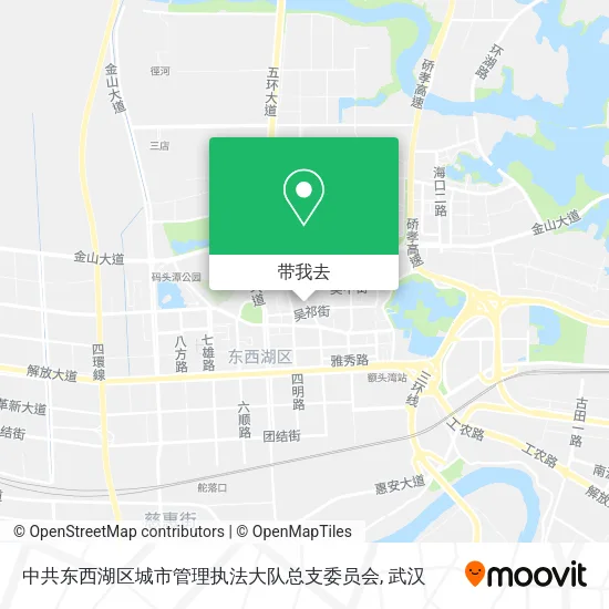 中共东西湖区城市管理执法大队总支委员会地图