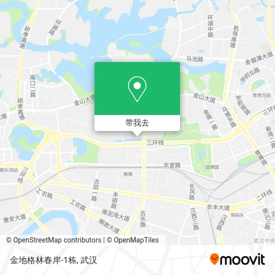 金地格林春岸-1栋地图