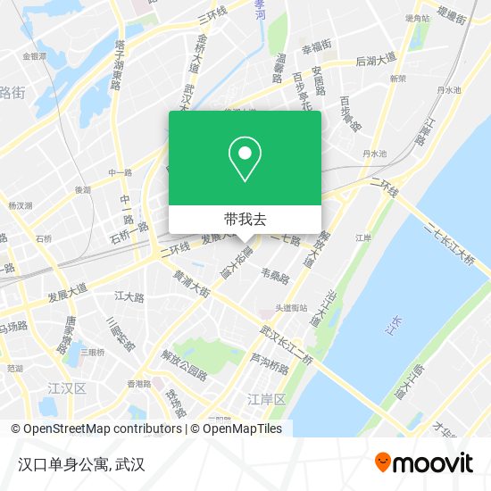 汉口单身公寓地图
