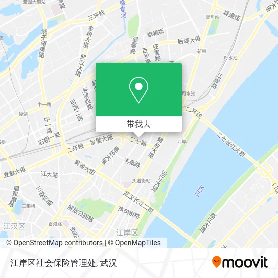 江岸区社会保险管理处地图