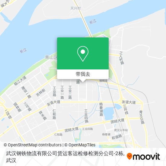 武汉钢铁物流有限公司货运客运检修检测分公司-2栋地图